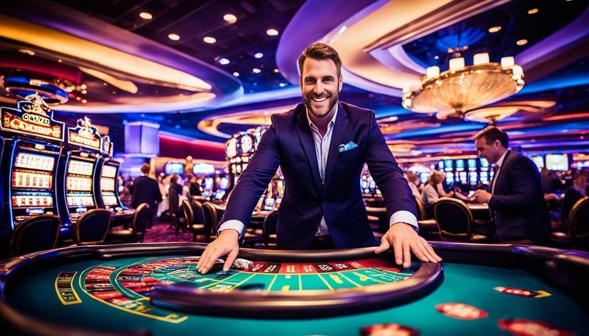 zonelucky platform dashboard on mobile showing football fixtures, live casino tables, and slot games
