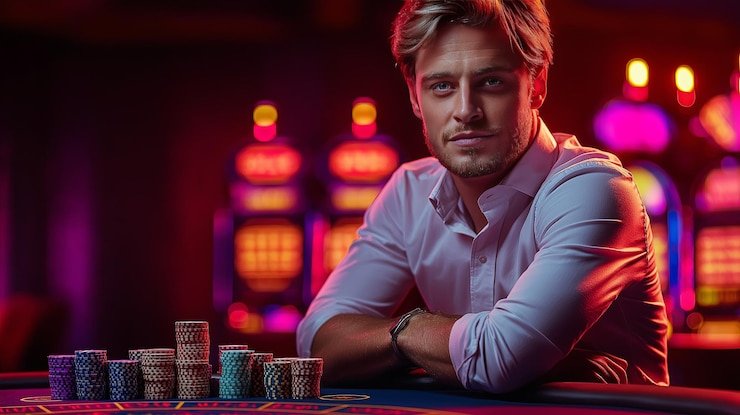 Red Tiger live blackjack table with multi-camera feed on a mobile phone screen